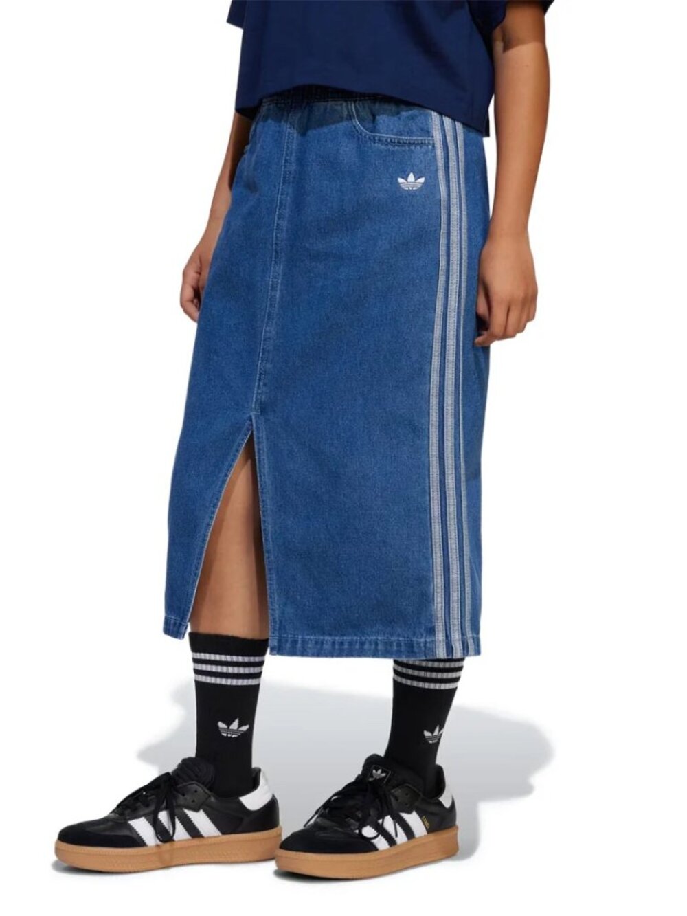 adidas Originals Junior Girls Adicolor Denim Skirt (13-14Y)